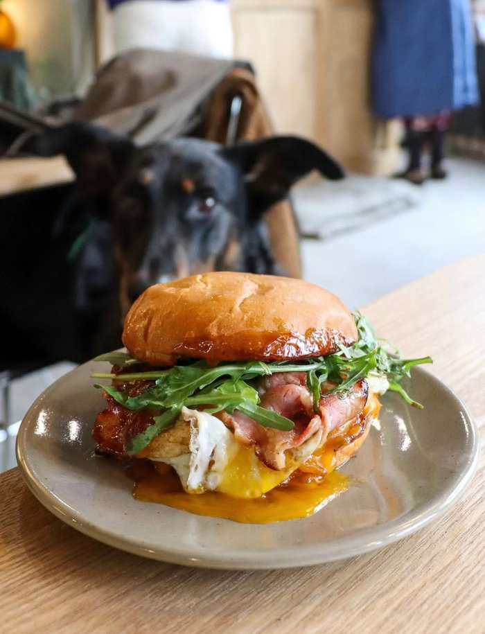 Bagel bacon — Café Huguette, Lille